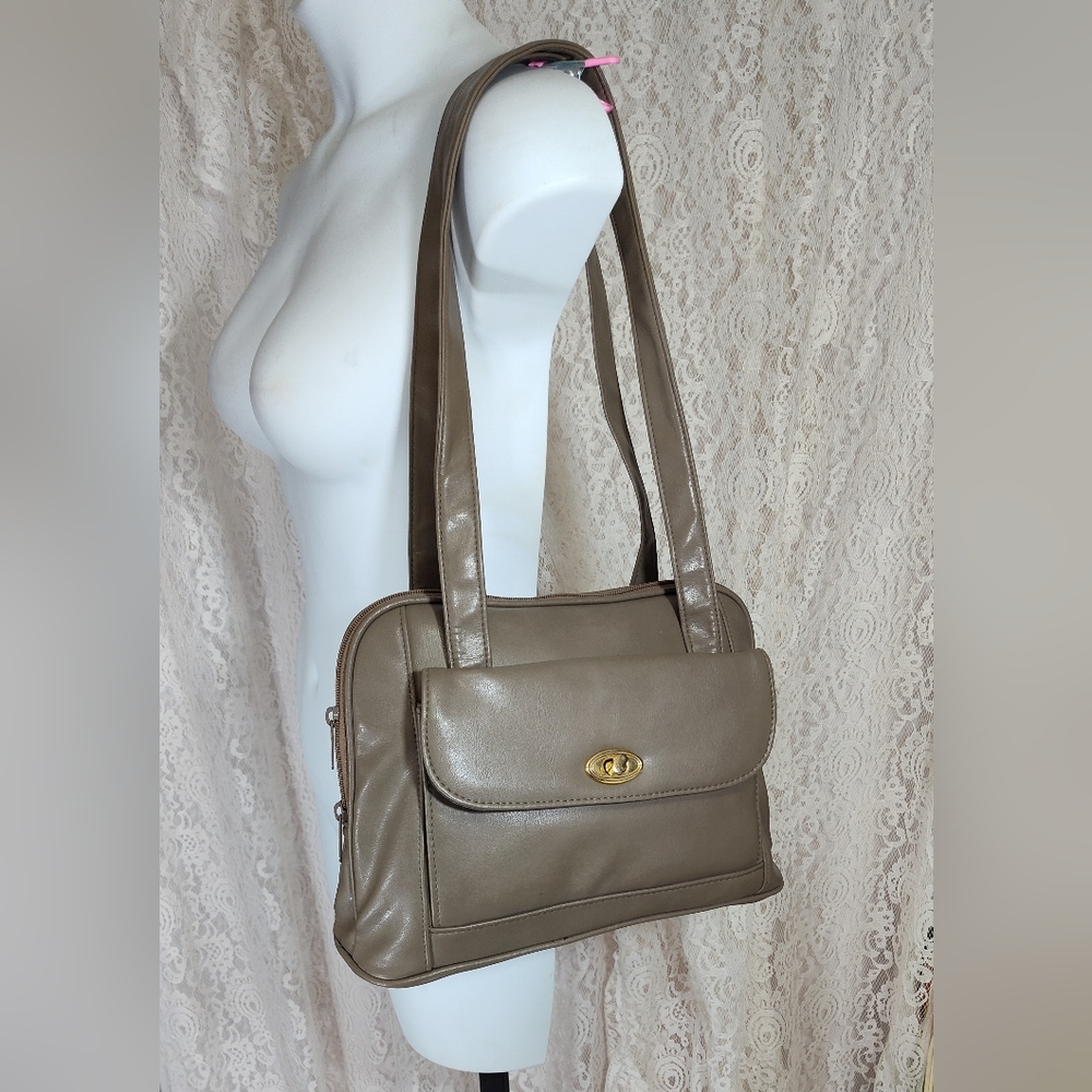 Vegan Taupe Handbag NWOT